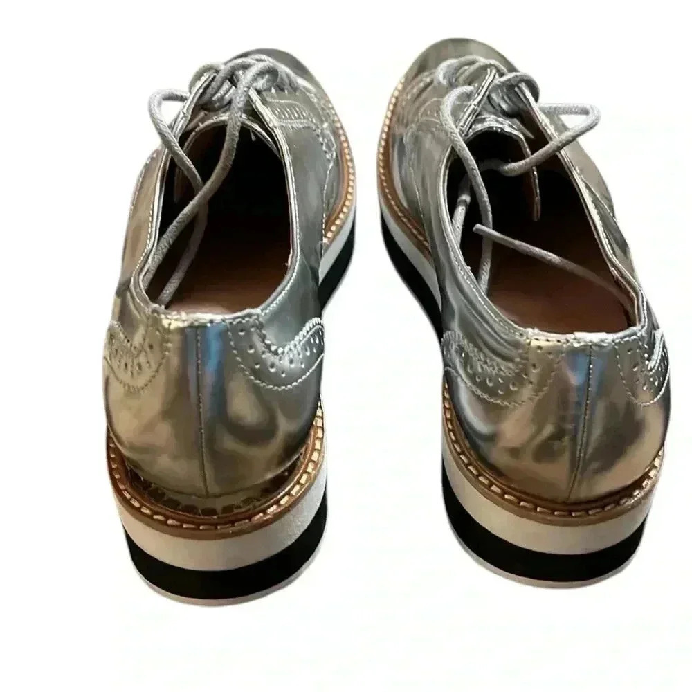 Halogen x Atlantic-Pacific ‘The Flatform Derby’ Woman’s Size 9 - Picture 5 of 7